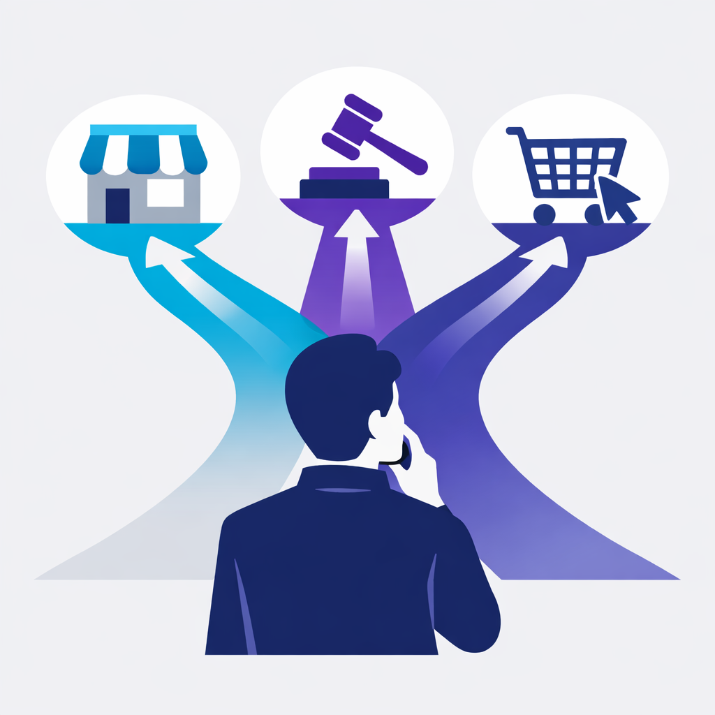 Illustration pour "Choisir le bon canal de vente change la vitesse et la qualité des contacts"