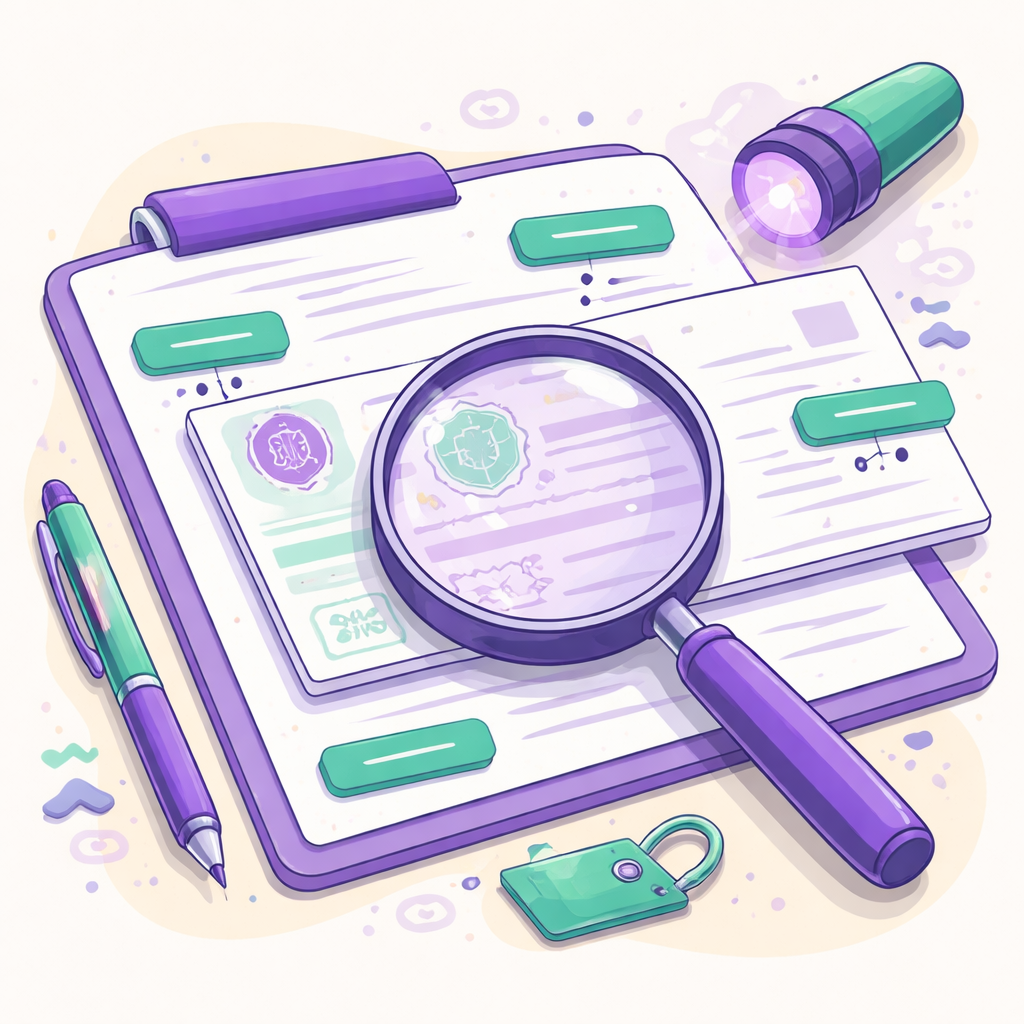 Illustration pour "Quels éléments visuels contrôler pour vérifier un chèque de banque"