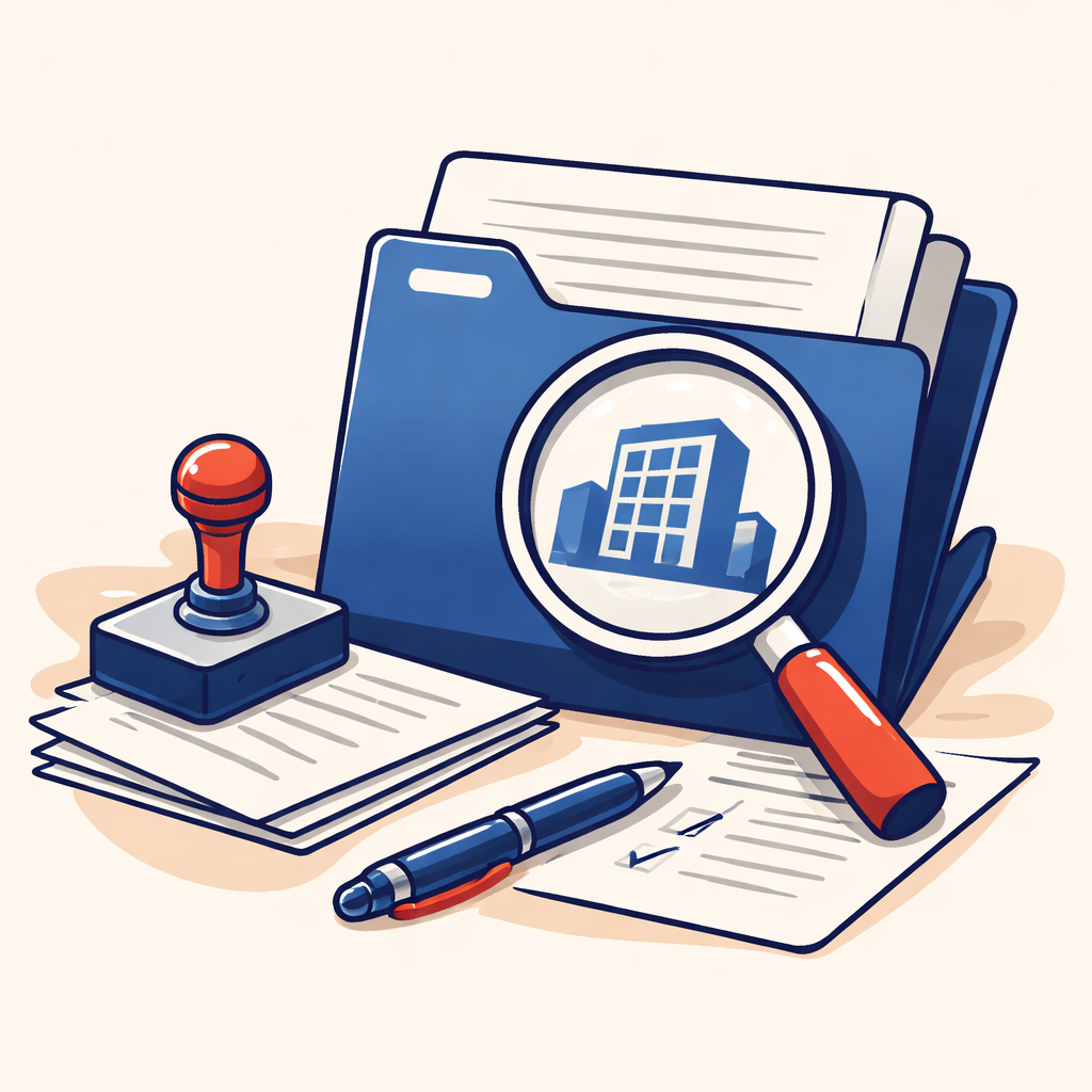 Illustration pour "Vérifier un artisan avant travaux commence par l’identité de l’entreprise"