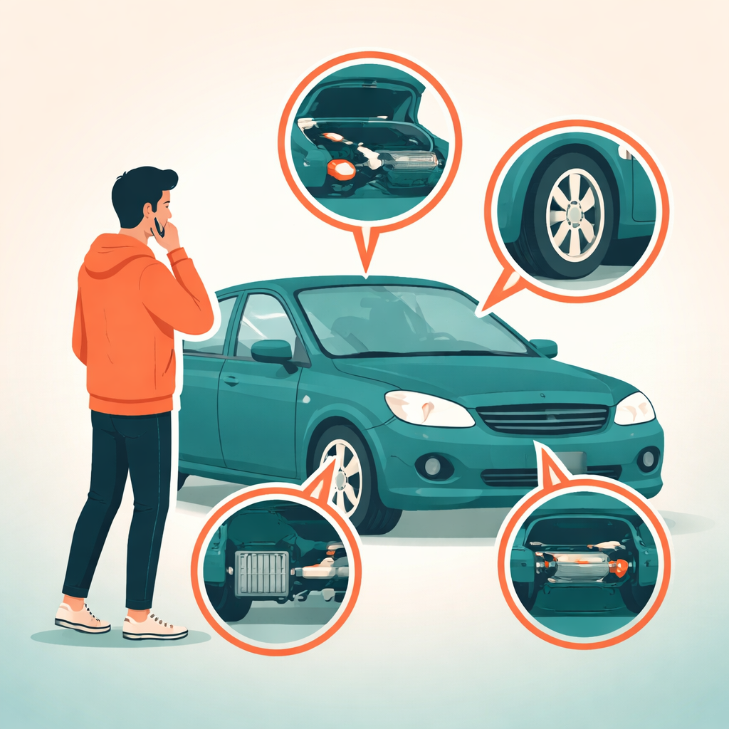 Illustration pour "Pourquoi <strong>vérifier une voiture d'occasion avant achat</strong> change tout"